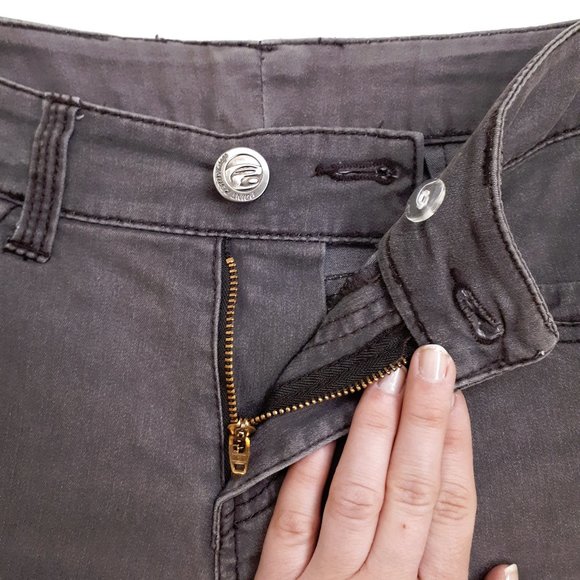 POINT ZERO Vintage Boot Cut Jeans in Chocolate Brown Ombré Fade - Picture 11 of 16